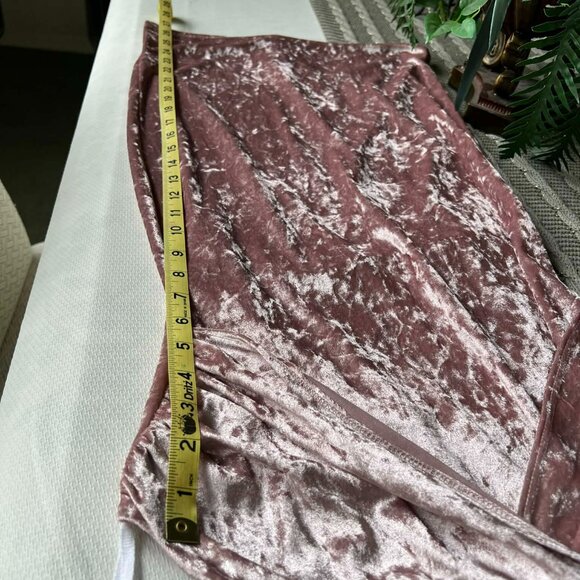 Venus Halter Cocktail Dress – Size Small, Antique Rose Velvet - Picture 8 of 8